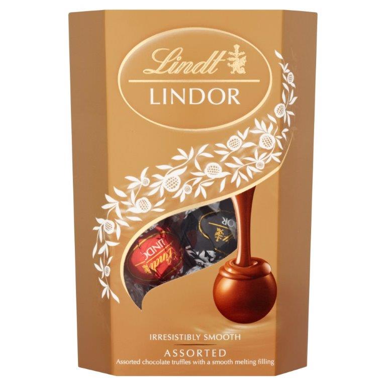 Lindt Lindor Cornet Assorted 200g