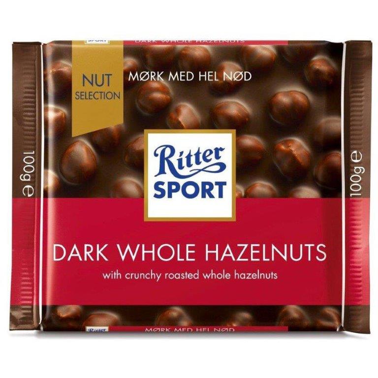 Ritter Sport Nut Perfect Dark Whole Hazelnut 100g^