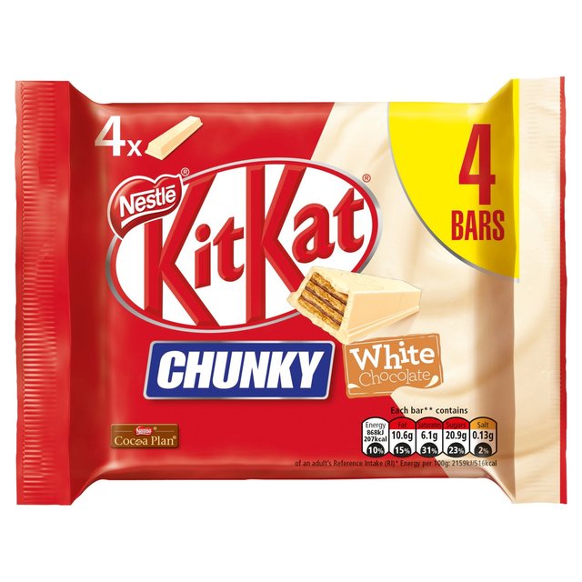 KitKat Chunky White 4pk (4 x 40g)