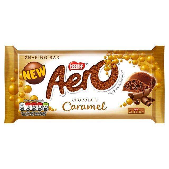 Aero Block Caramel 90g