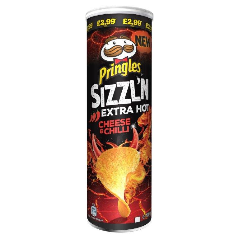 Pringles Sizzlin Cheese & Chilli 180g PM £2.99