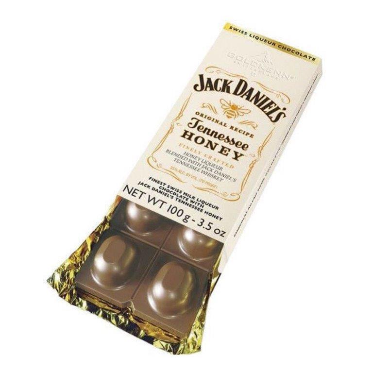 Goldkenn Finest Swiss Milk Bar With JD Tennessee Honey 100g
