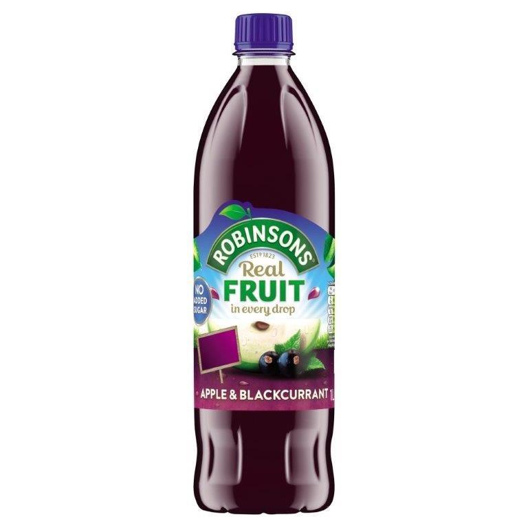 Robinsons Squash Apple & Blackcurrant NAS 1L (M/LING)